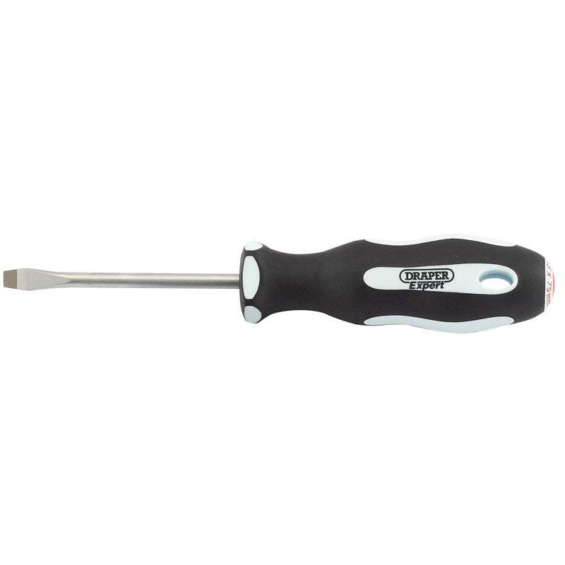 Draper Plain Slot Soft Grip Screwdriver, 5.5 x 75mm DRA-34976