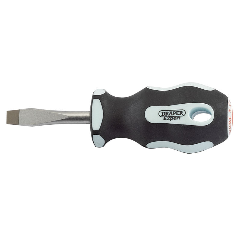 Draper Plain Slot Soft Grip Screwdriver, 6.5 x 38mm DRA-34977