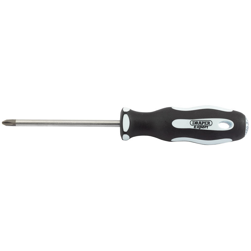 Draper Cross Slot Soft Grip Screwdriver, No.2 x 100mm DRA-34992