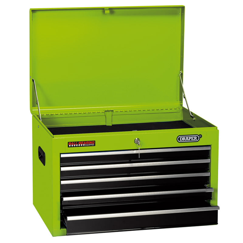 Draper Tool Chest, 5 Drawer, 26", Green DRA-35739