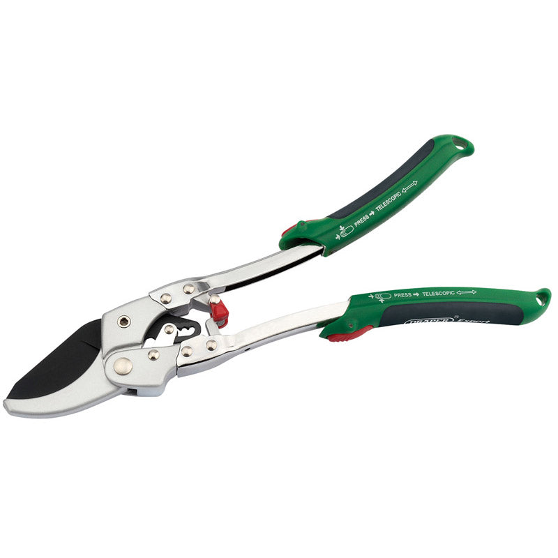 Draper 2 in 1 Anvil Pattern Ratchet Pruner and Mini Lopper DRA-36543