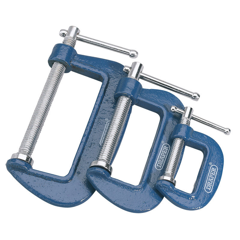 Draper C Clamp Set (3 Piece) DRA-36779
