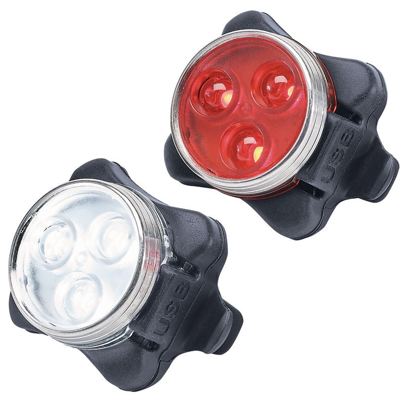 Draper Rechargeable LED Bicycle Light Set DRA-36974