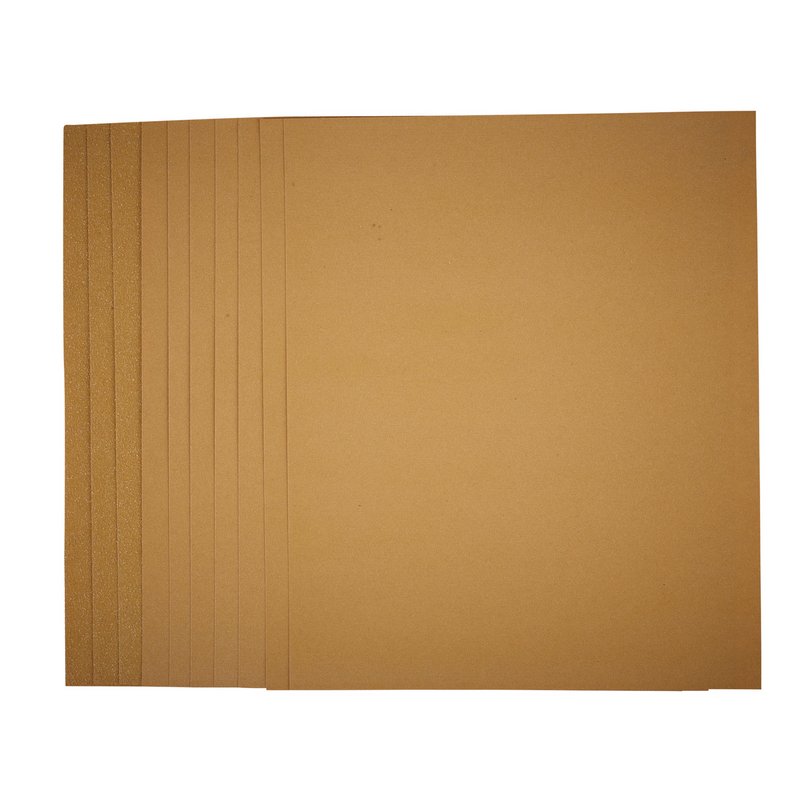 Draper General Purpose Sanding Sheets, 230 x 280mm, Assorted Grit (Pack of 10) DRA-37781