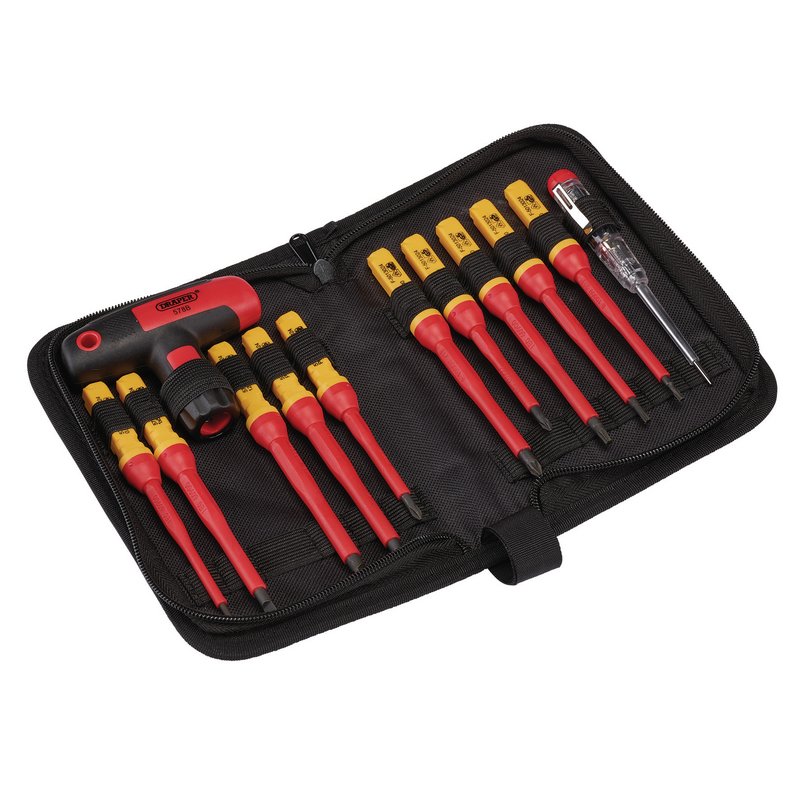 Draper Interchangeable Blade Screwdriver Set (12 Piece) DRA-37797