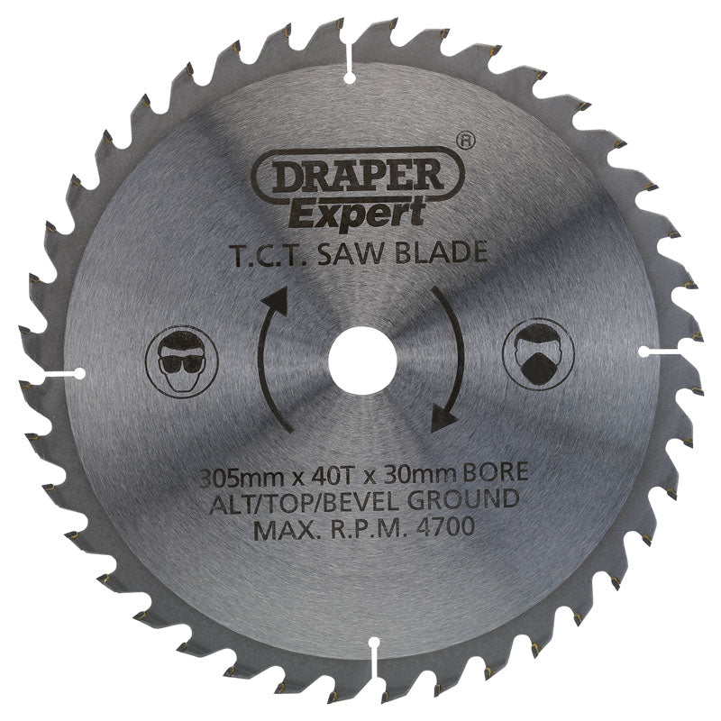 Draper TCT Saw Blade, 305 x 30mm, 40T DRA-38150