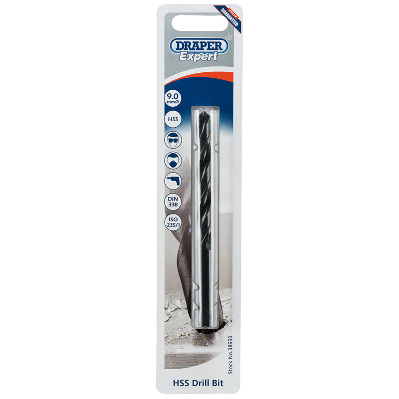 Draper HSS Drill Bit, 9.0mm DRA-38650