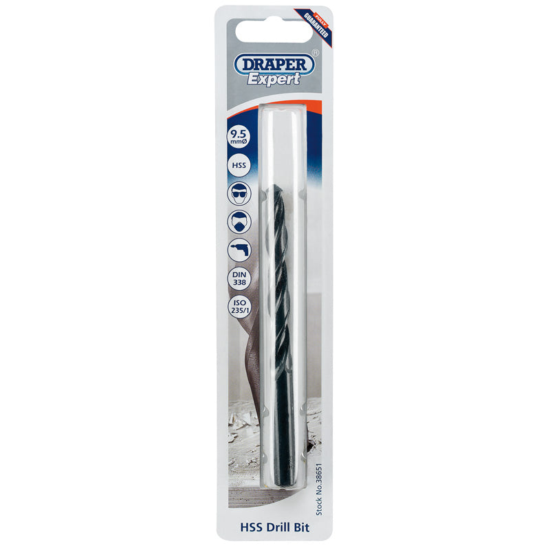 Draper HSS Drill Bit, 9.5mm DRA-38651