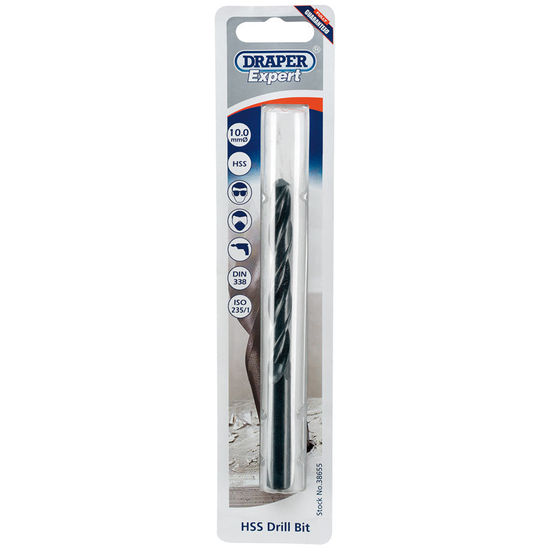 Draper HSS Drill Bit, 10.0mm DRA-38655