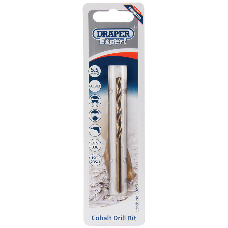 Draper HSS Cobalt Drill Bit, 5.5mm DRA-39227