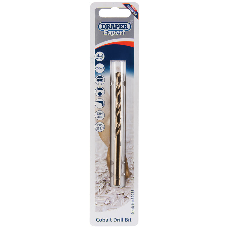 Draper HSS Cobalt Drill Bit, 8.3mm DRA-39235