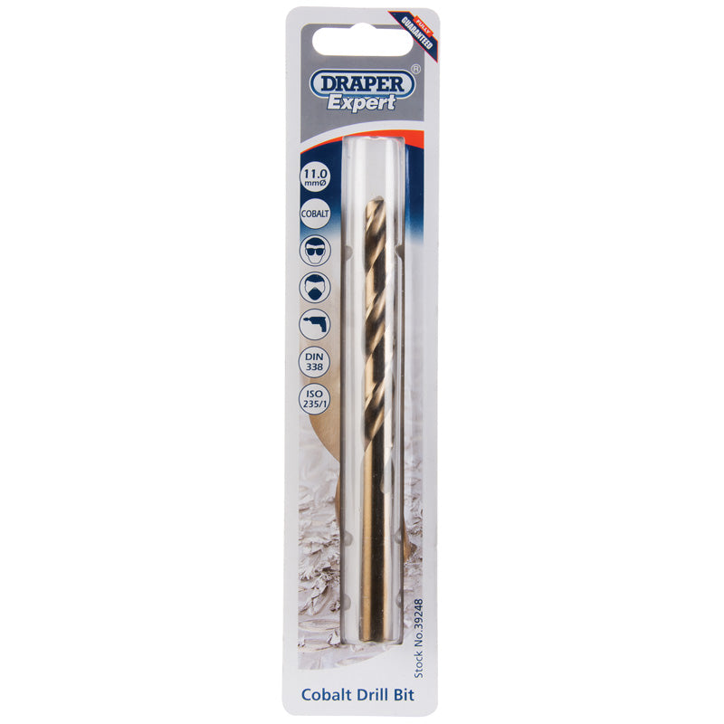 Draper HSS Cobalt Drill Bit, 11.0mm DRA-39248