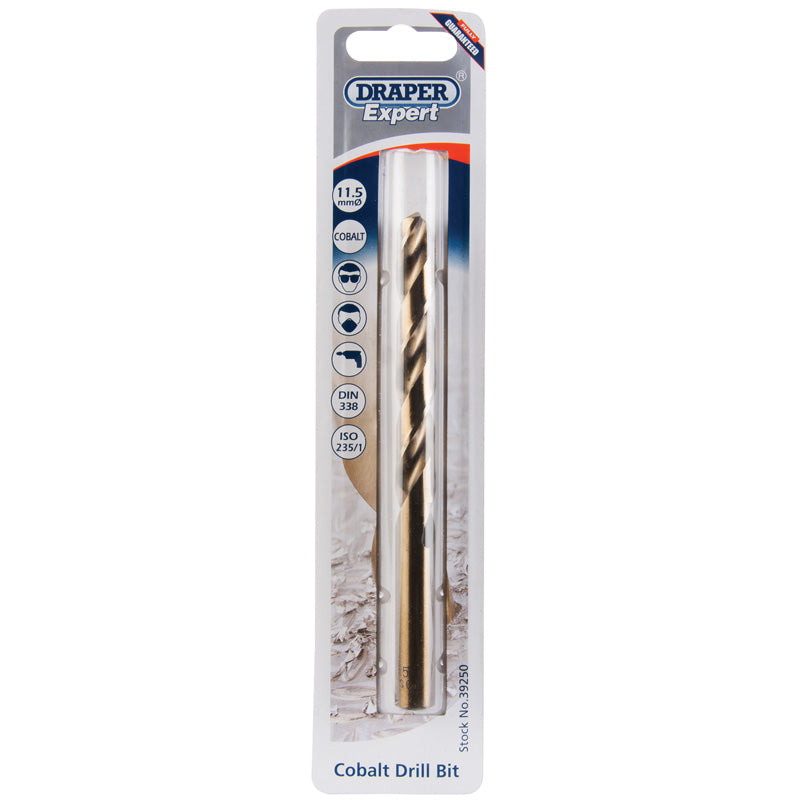 Draper HSS Cobalt Drill Bit, 11.5mm DRA-39250