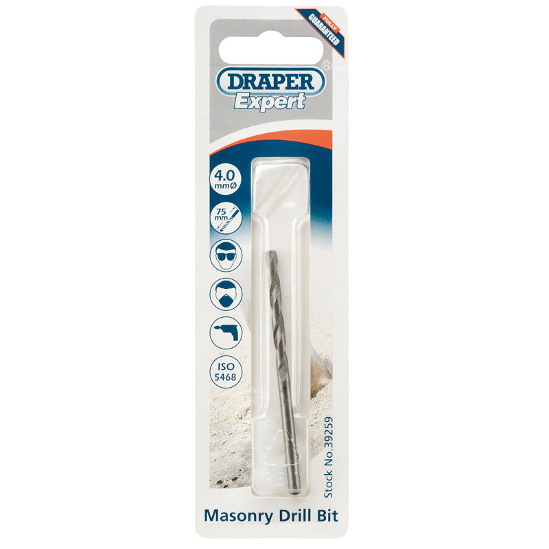 Draper Masonry Drill Bit, 4 x 75mm DRA-39259