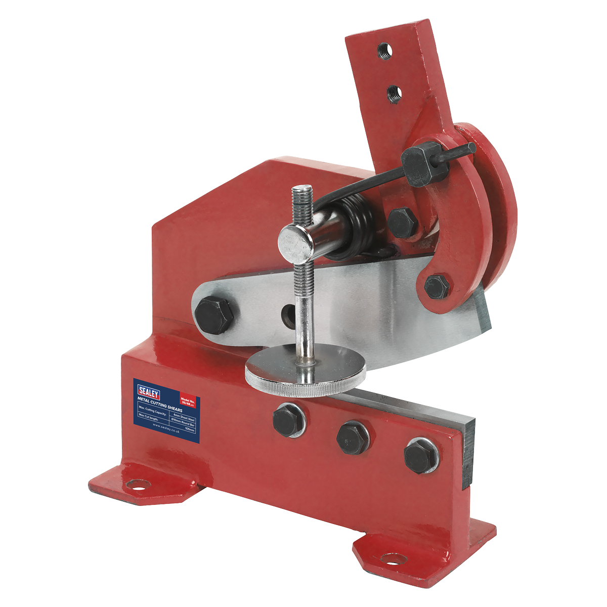 Sealey Metal Cutting Shears 4mm Capacity Ø10mm Round 3S/4R