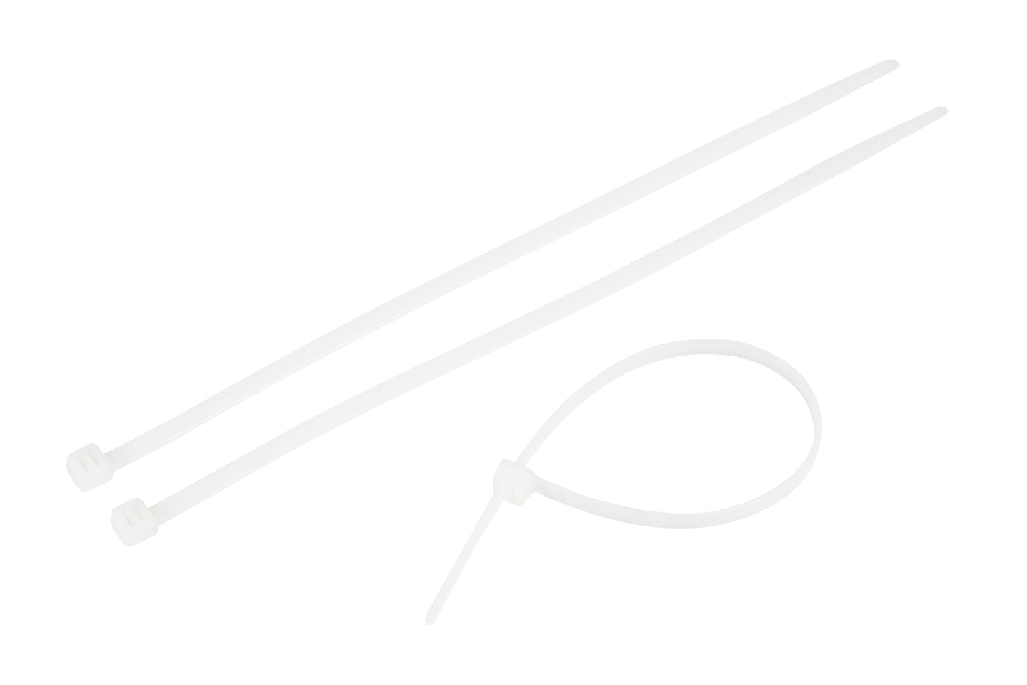 BlueSpot 100 PCE 4.8mm X 200mm White Cable Ties 40053