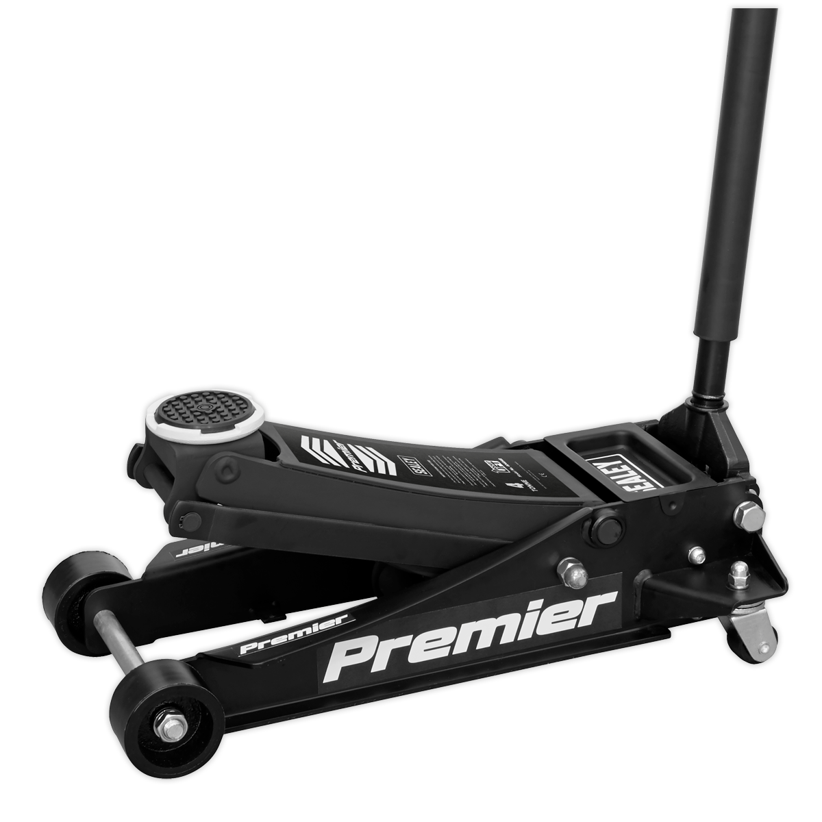 Sealey 4tonne Trolley Jack with Rocket Lift - Black 4040AB