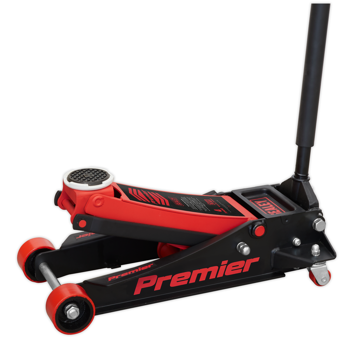 Sealey 4tonne Trolley Jack with Rocket Lift - Red 4040AR