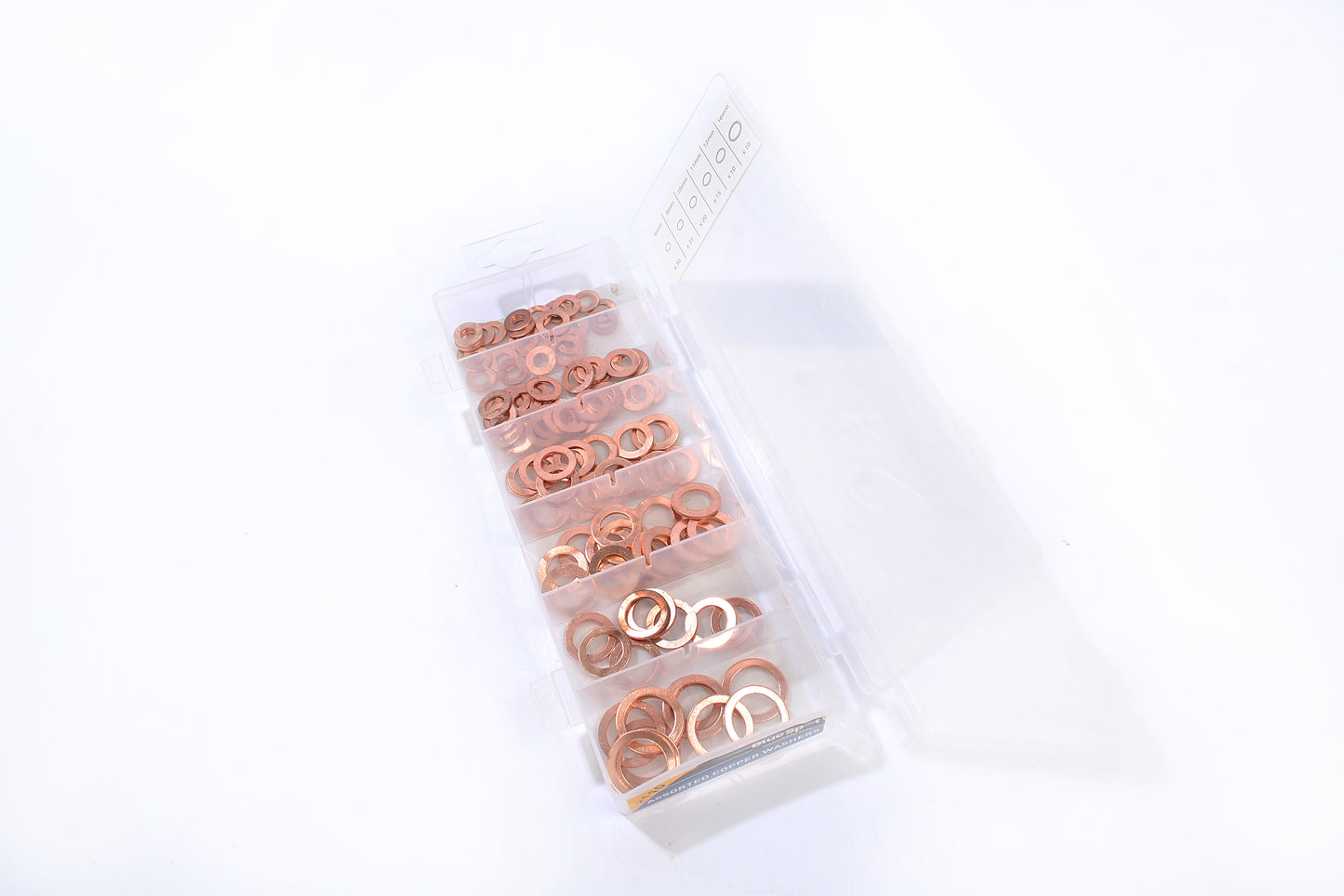 BlueSpot 110 PCE Assorted Copper Washer Set 40506