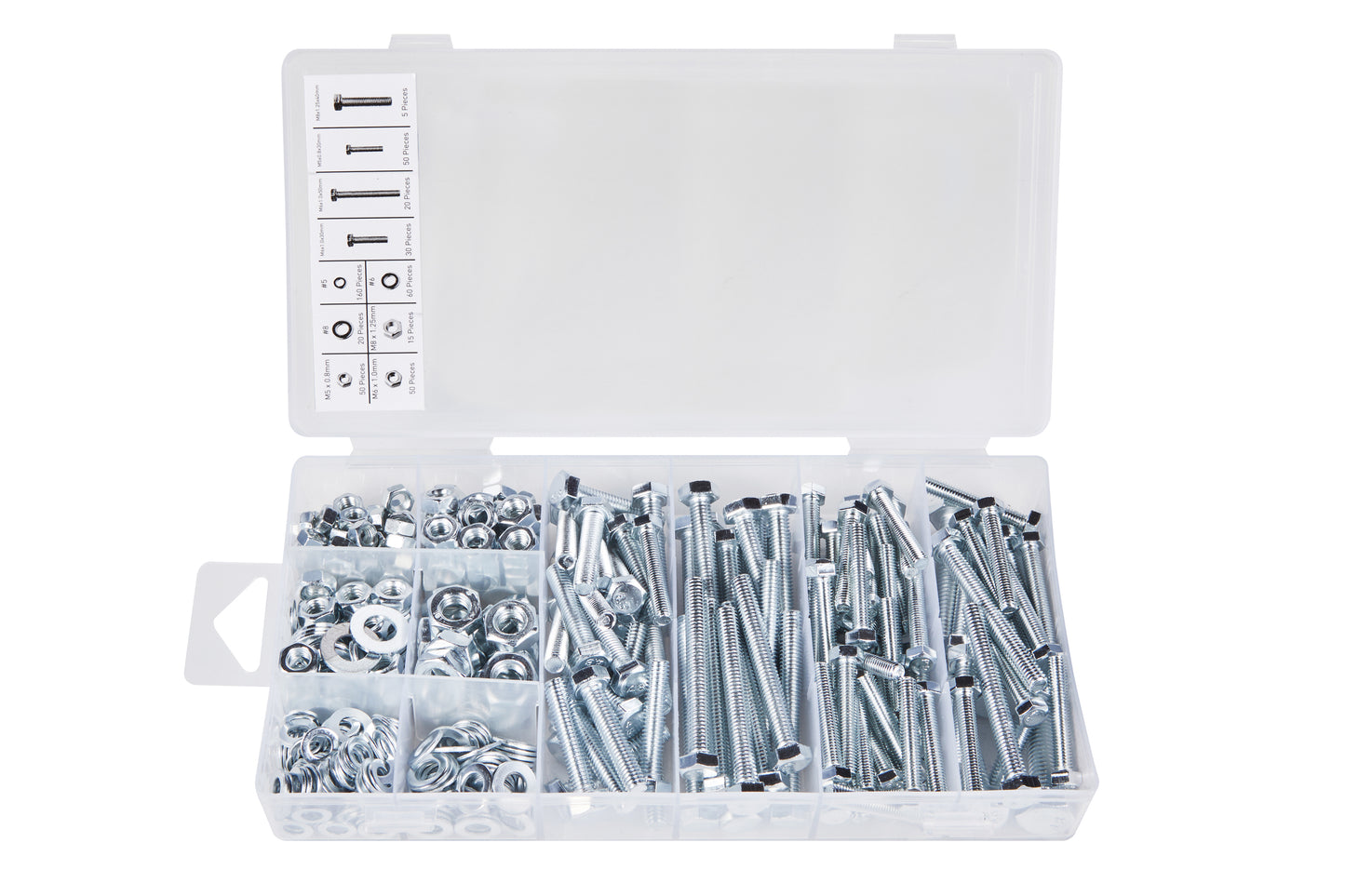 BlueSpot 460 PCE Assorted Nut, Washer And Bolt Set 40516