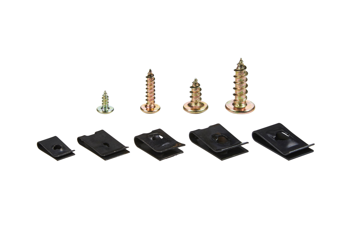 BlueSpot 170 PCE Assorted U-Clip and Screw Set 40532