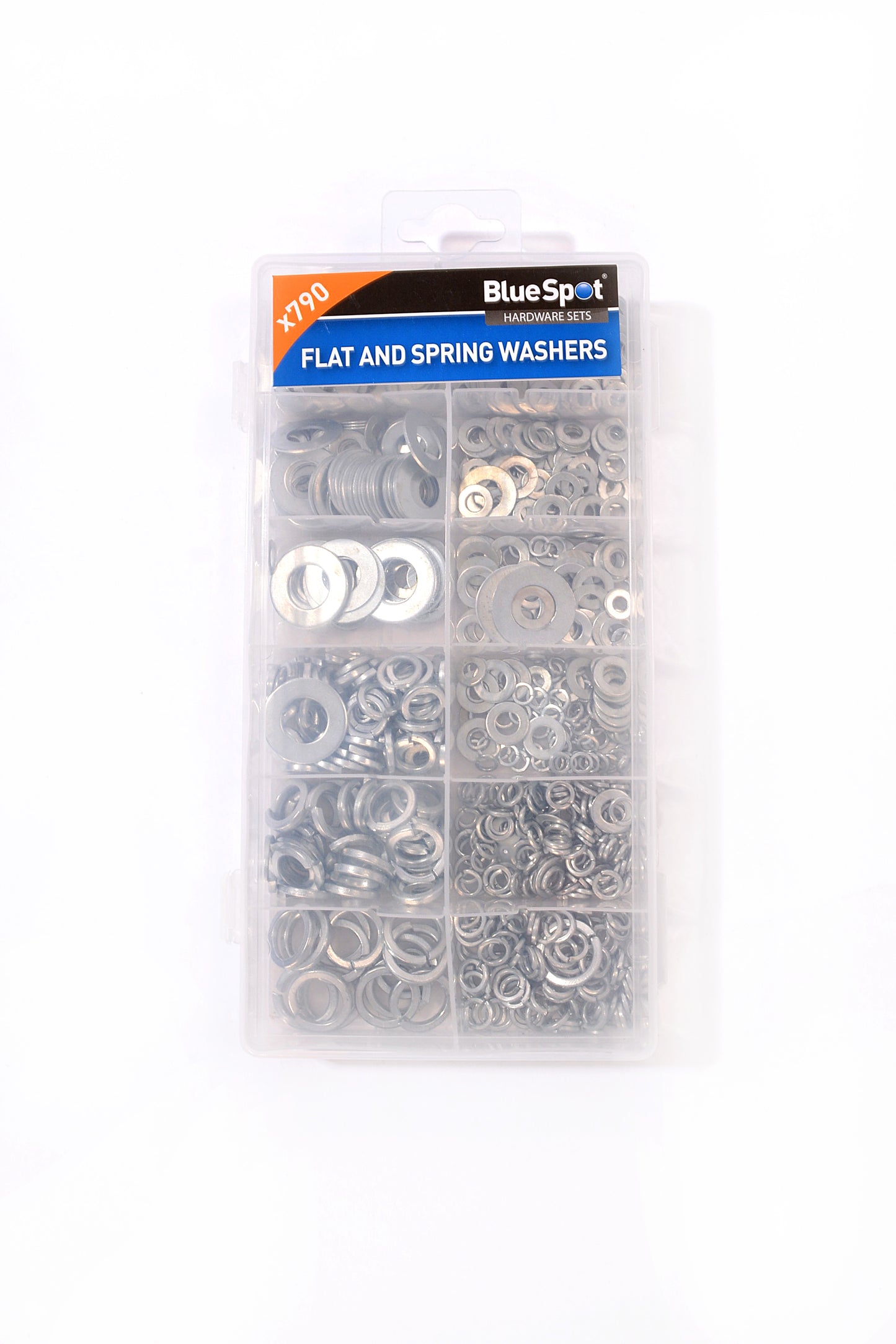 BlueSpot 790 PCE Assorted Flat And Spring Washer Set 40564