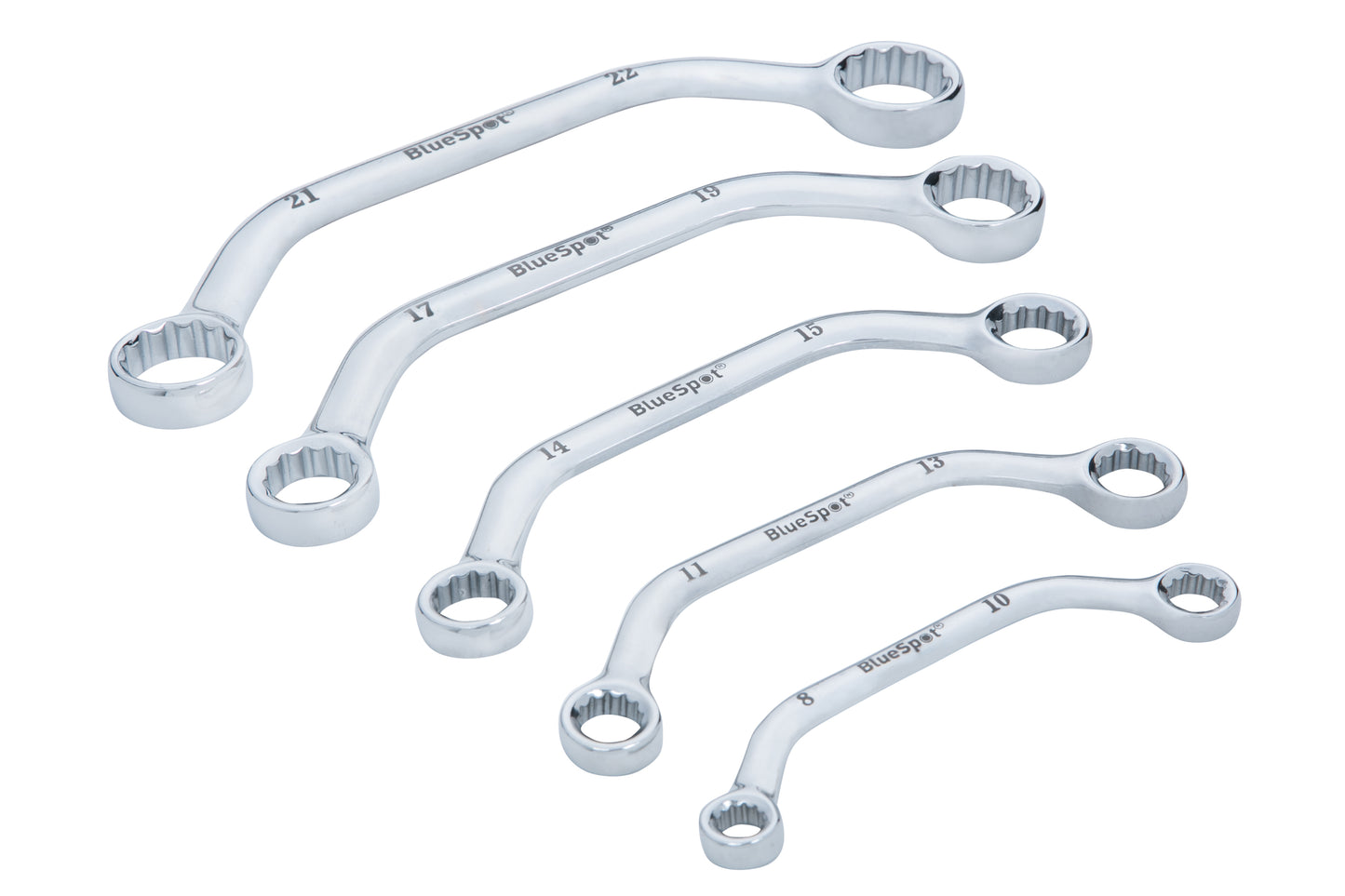BlueSpot 5 PCE Metric Obstruction Spanner Set (8-22mm) 04102