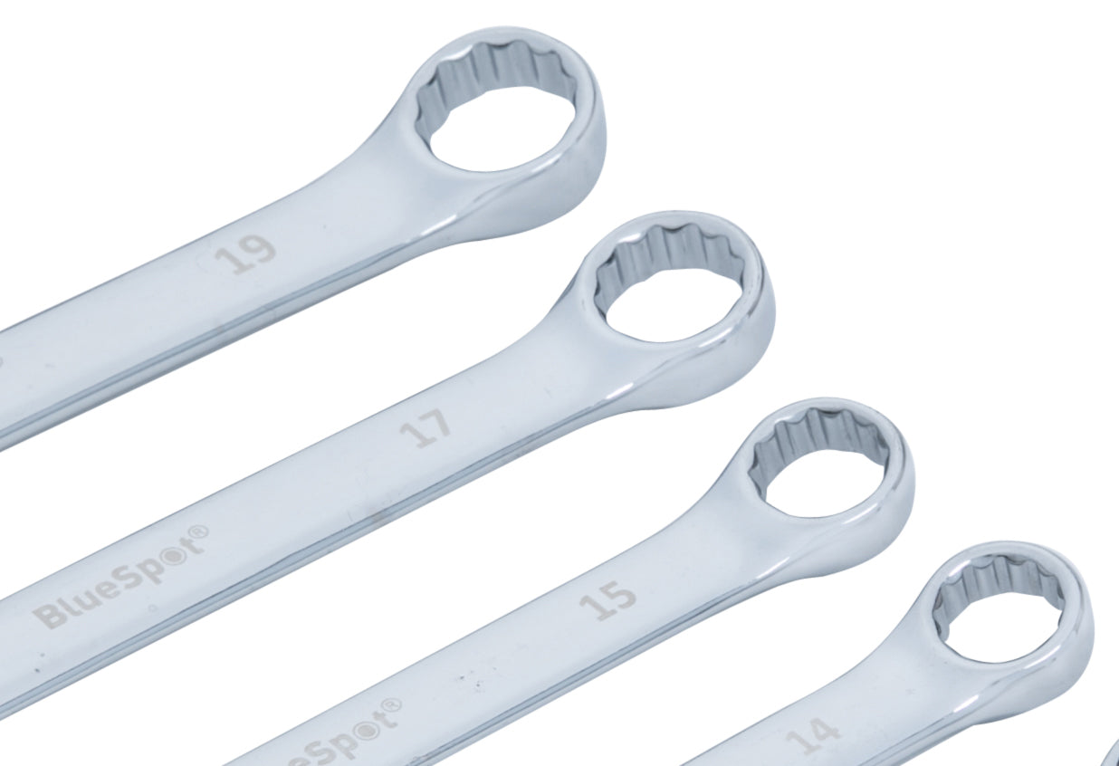 BlueSpot 11 PCE Metric Combination Spanner Set (6-19mm) 04111