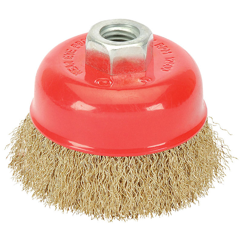 Draper Crimped Wire Cup Brush, 125mm, M14 DRA-41446