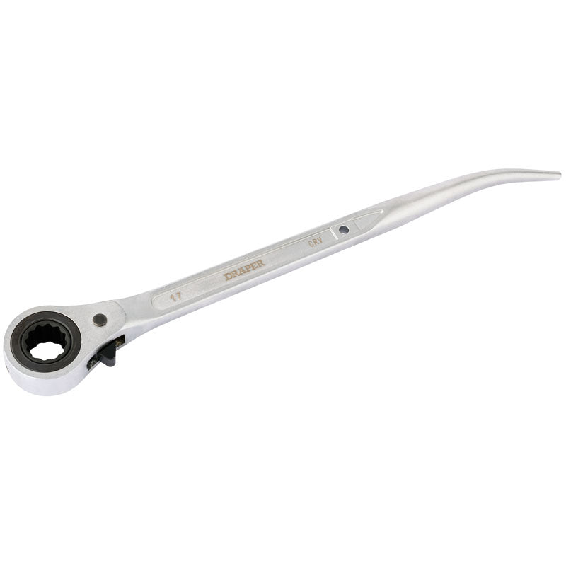 Draper Ratcheting Podger Spanner, 17mm DRA-41563