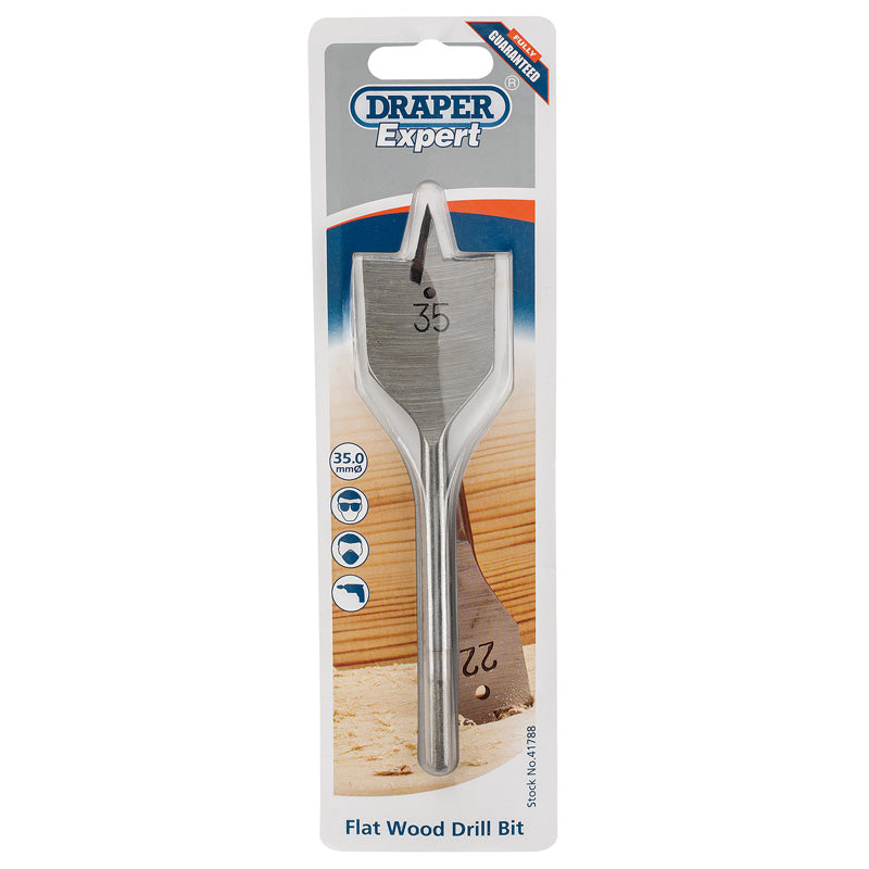 Draper Flat Wood Bit, 35mm DRA-41788