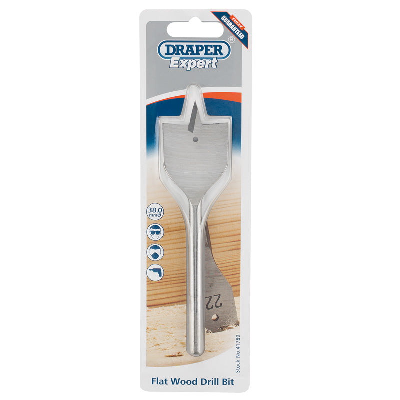 Draper Flat Wood Bit, 38mm DRA-41789