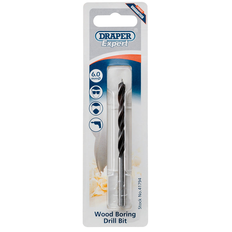 Draper Wood Drill Bit, 6mm DRA-41794