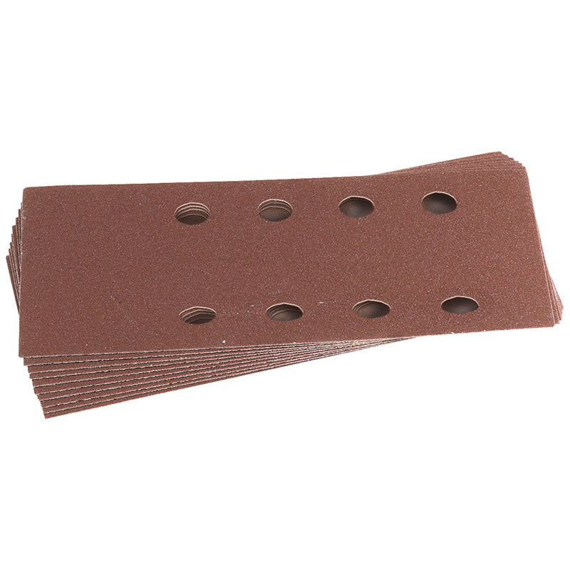 Draper Aluminium Oxide Sanding Sheets, 90 x 187mm, 100 Grit (Pack of 10) DRA-42619