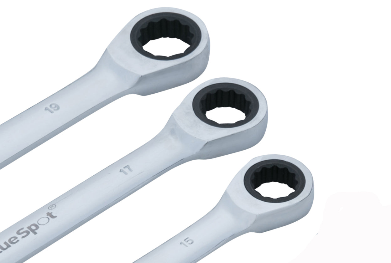 BlueSpot 8 PCE Metric Ratchet Spanner Set (8-19mm) 04310