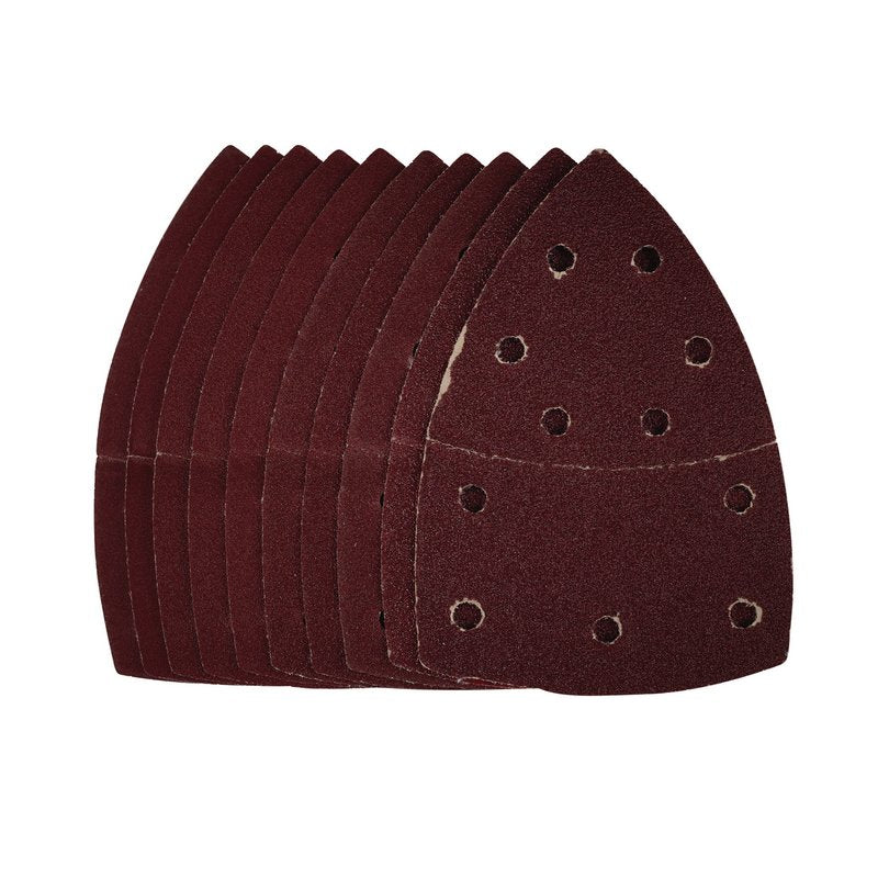 Draper Multi-Sanding Sheets with Hook and Loop, 102 x 62mm, 93mm, Assorted Grit (Pack of 10) DRA-44334