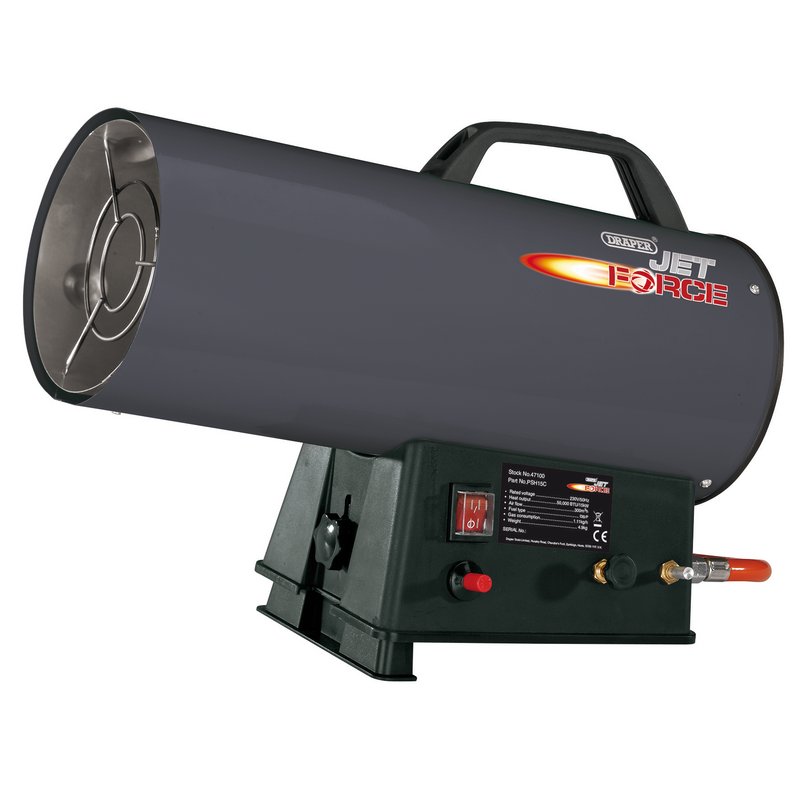 Draper Jet Force Propane Space Heater, 50,000 BTU/15 kW DRA-47100