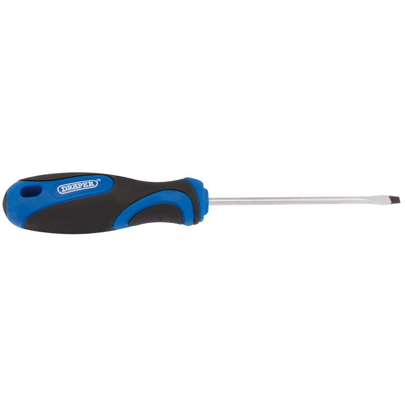 Draper Soft Grip Plain Slot Screwdriver, 3.2 x 75mm DRA-48919