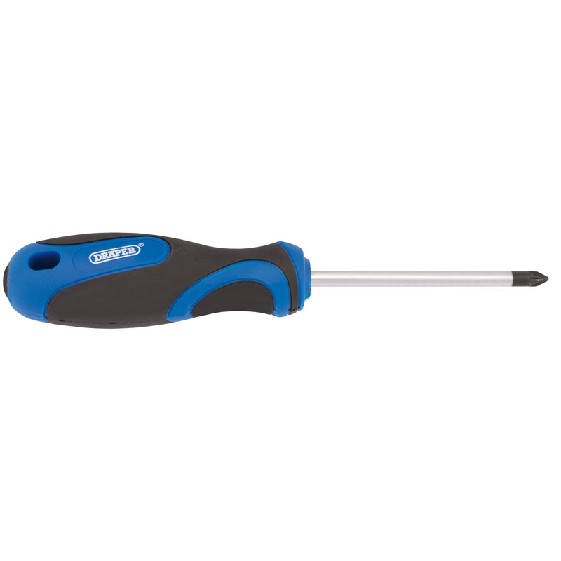 Draper Soft Grip PZ TYPE Screwdriver, No.1 x 75mm DRA-48926