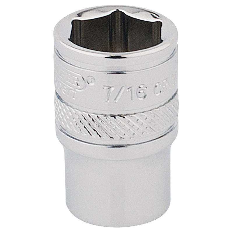 Draper HI-TORQ® ; 6 Point Socket, 1/4" Sq. Dr., 7/16" DRA-48942
