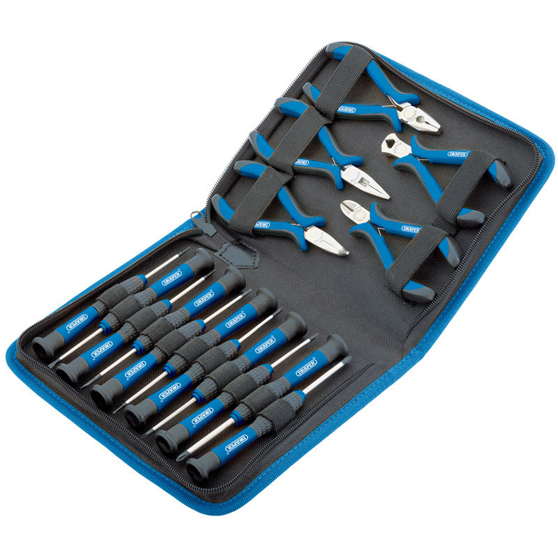 Draper Precision Pliers and Screwdriver Set (16 Piece) DRA-48958
