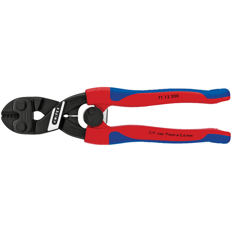 Knipex Cobolt® ; 71 12 200 SB Compact Bolt Cutters with Sprung Handles, 200mm DRA-49188