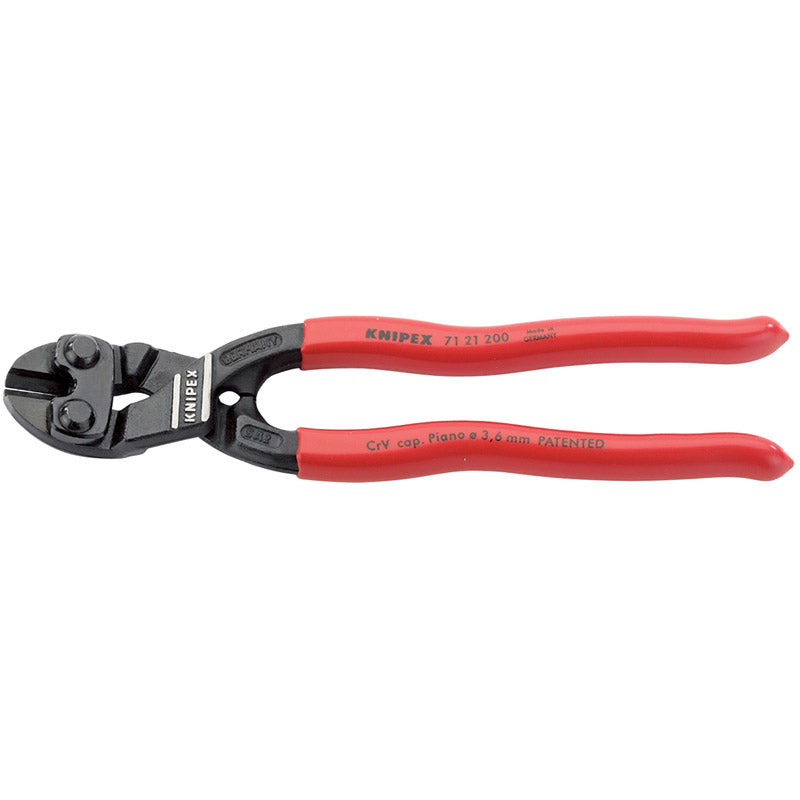 Knipex Cobolt® ; 71 21 200SB Compact 20° Angled Head Bolt Cutters, 200mm DRA-49190