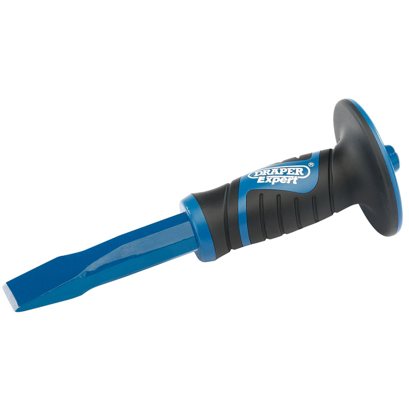 Draper Hexagonal Shank Cold Chisel with Soft Grip Hand Guard, 25 x 300mm DRA-51024