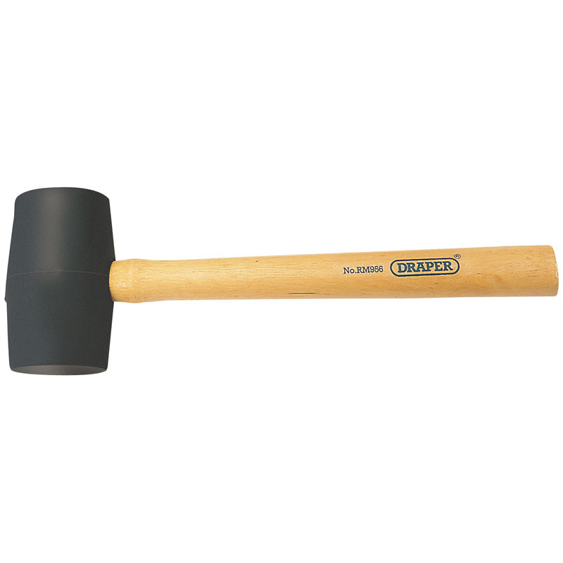 Draper Rubber Mallet With Hardwood Shaft, 410g/14.5oz DRA-51095