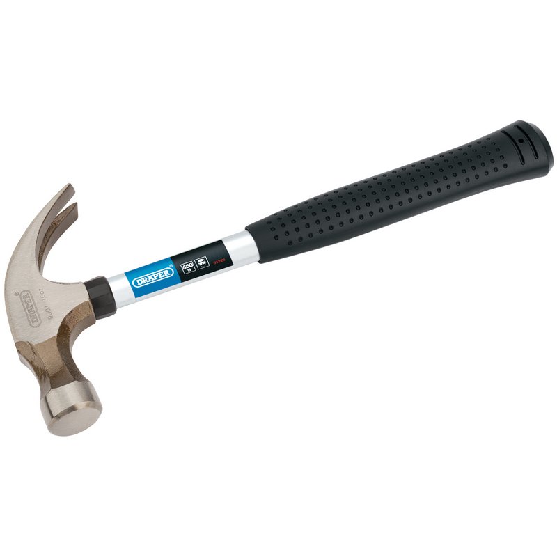 Draper Tubular Shaft Claw Hammer, 450g/16oz DRA-51223