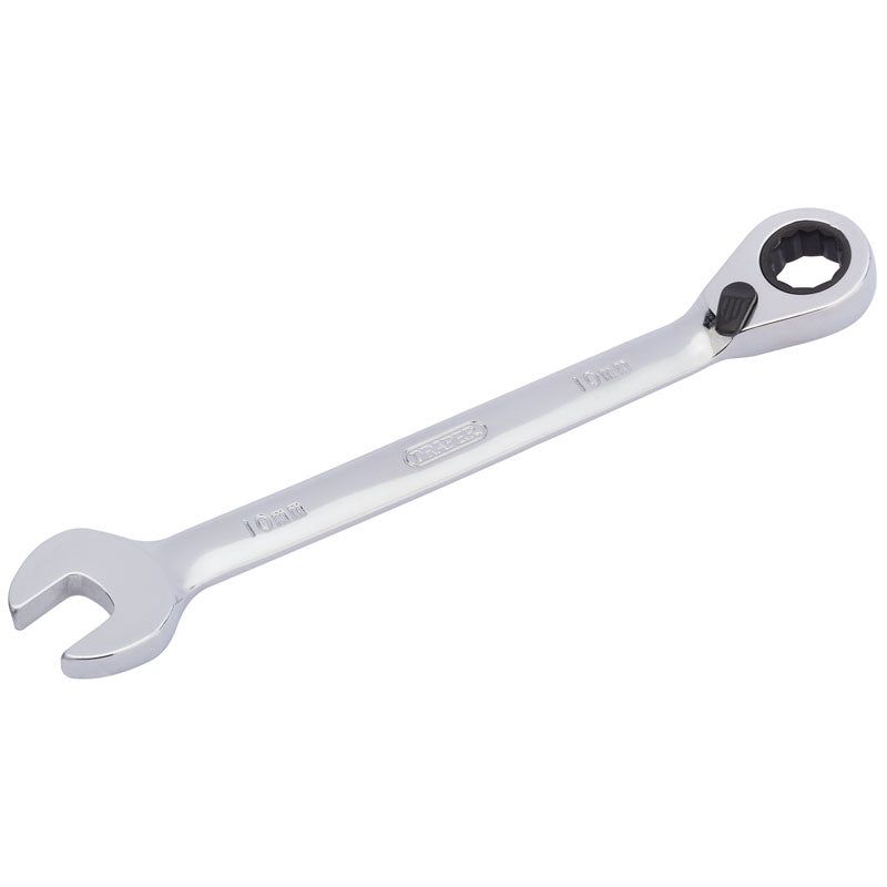 Draper HI-TORQ® ; Metric Reversible Ratcheting Combination Spanner, 10mm DRA-51973