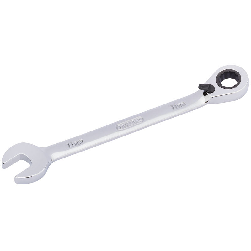 Draper HI-TORQ® ; Metric Reversible Ratcheting Combination Spanner, 11mm DRA-51977