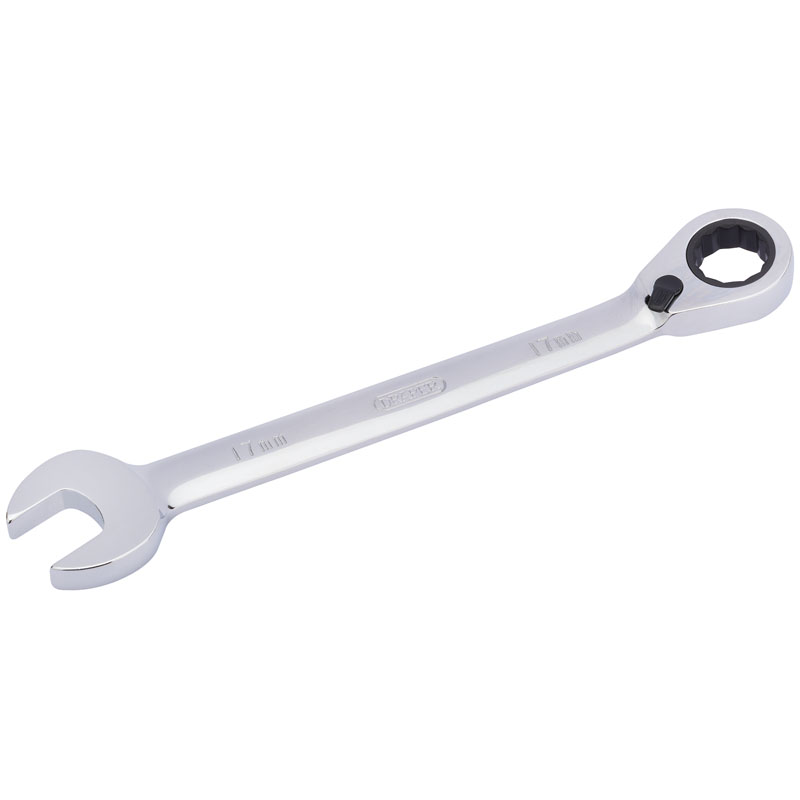 Draper HI-TORQ® ; Metric Reversible Ratcheting Combination Spanner, 17mm DRA-52005