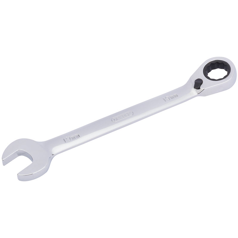 Draper HI-TORQ® ; Metric Reversible Ratcheting Combination Spanner, 19mm DRA-52008